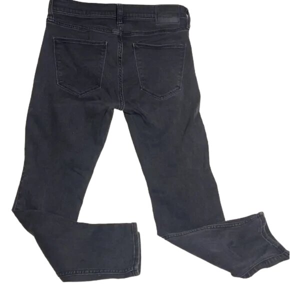 Abercrombie Fitch Men's Jeans 30x32 Black Skinny Taper Stretch Denim jeans - Picture 3 of 4